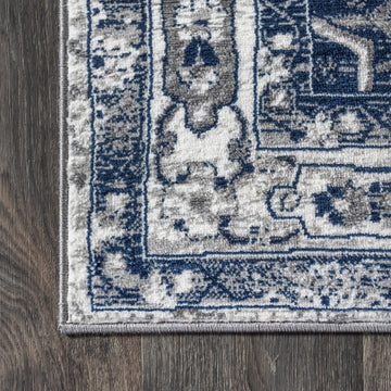 Jerica modern Persian Vintage Medallion Area Rug